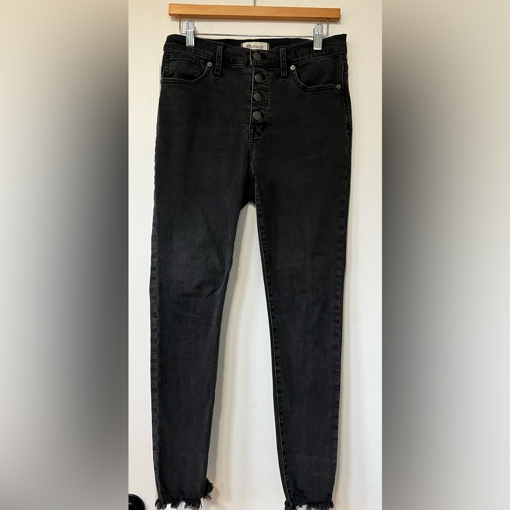 Black madewell skinny jeans